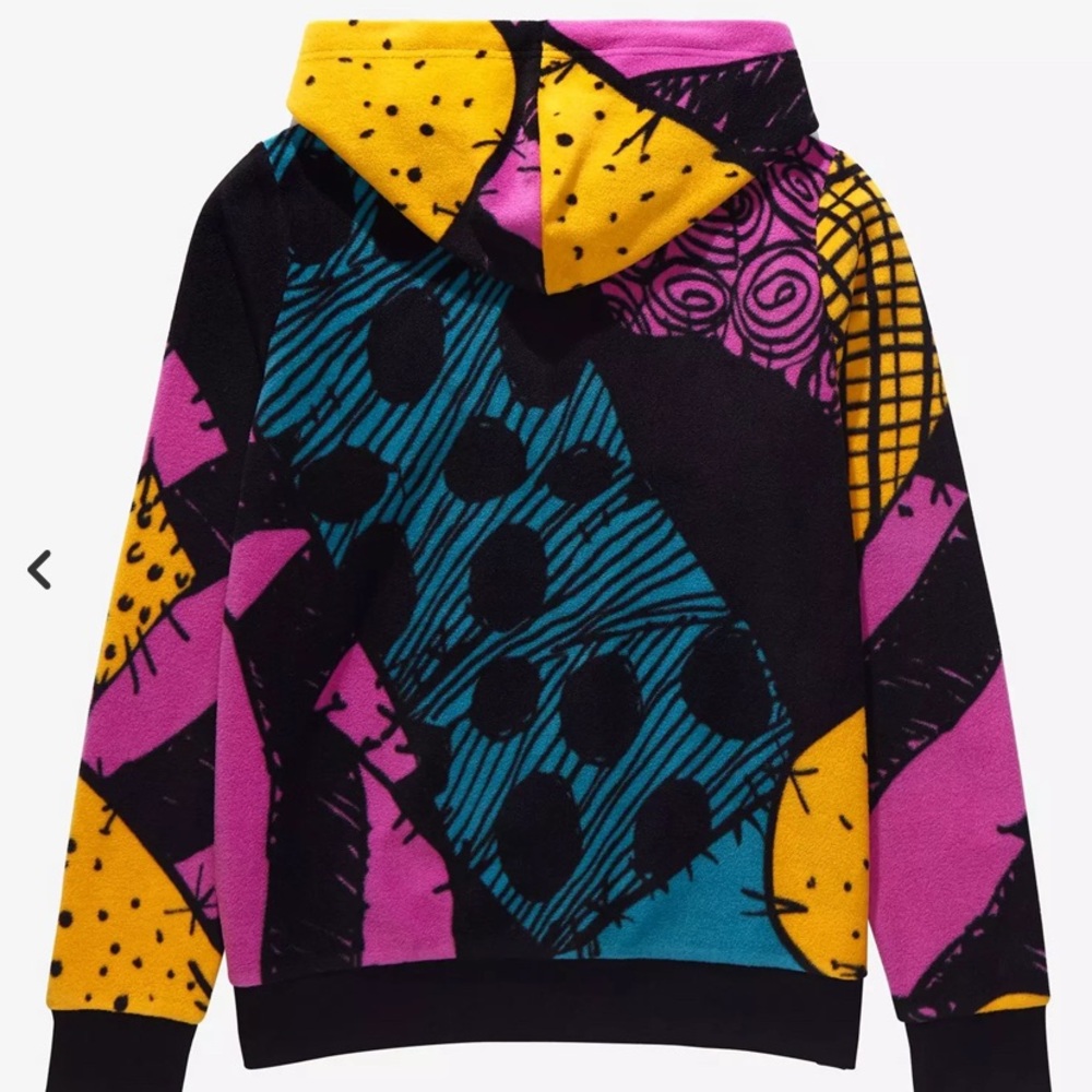 Disney The Nightmare Before Christmas Sally Patchwork Quarter-Zip Hoodie - Picture 2 of 2